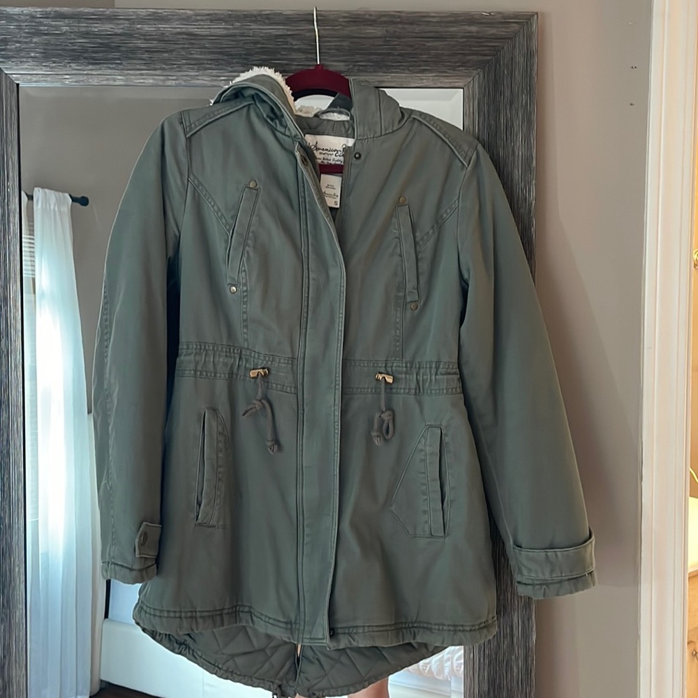Forest green American Rag coat